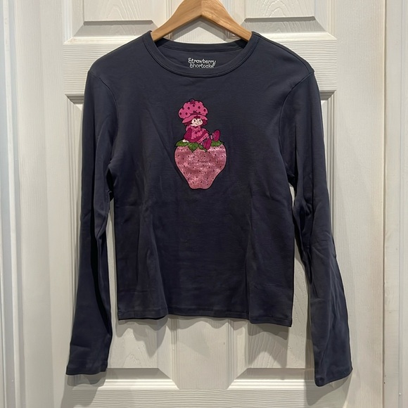 Mini Strawberry Long Sleeve Top